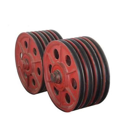 Custom Size Port Crane Trolley Wheels , Bridge Crane Wheels On End Beam