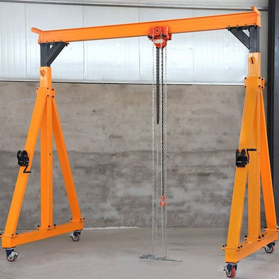 Carretilla móvil de aluminio del alzamiento de Crane Span 3M-10m del pórtico
