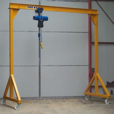 A3 3,5 Ton Portable Gantry Crane For Warehouse extensamente